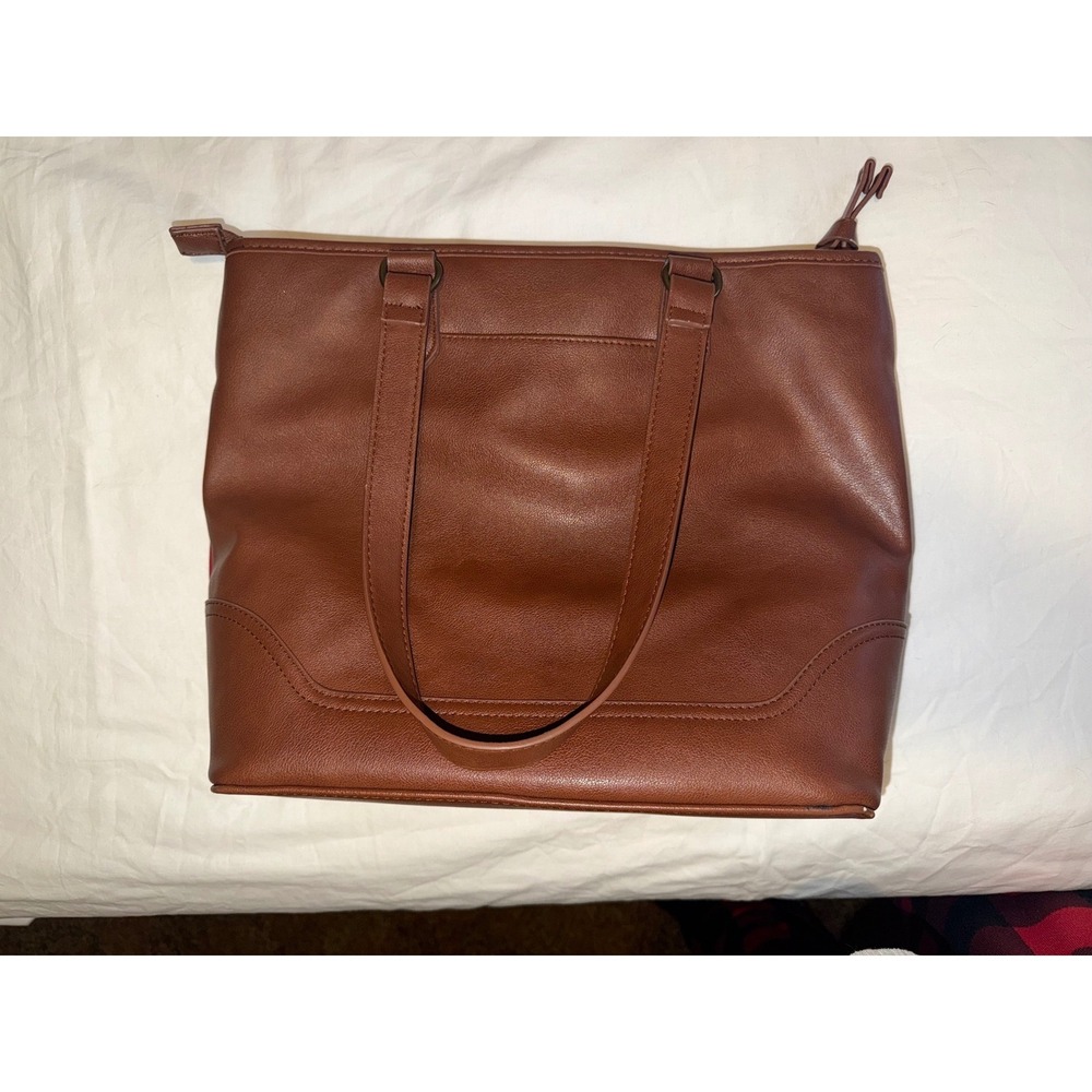 Designer Patchwork Tote Bag Geometric Triangles F… - image 2